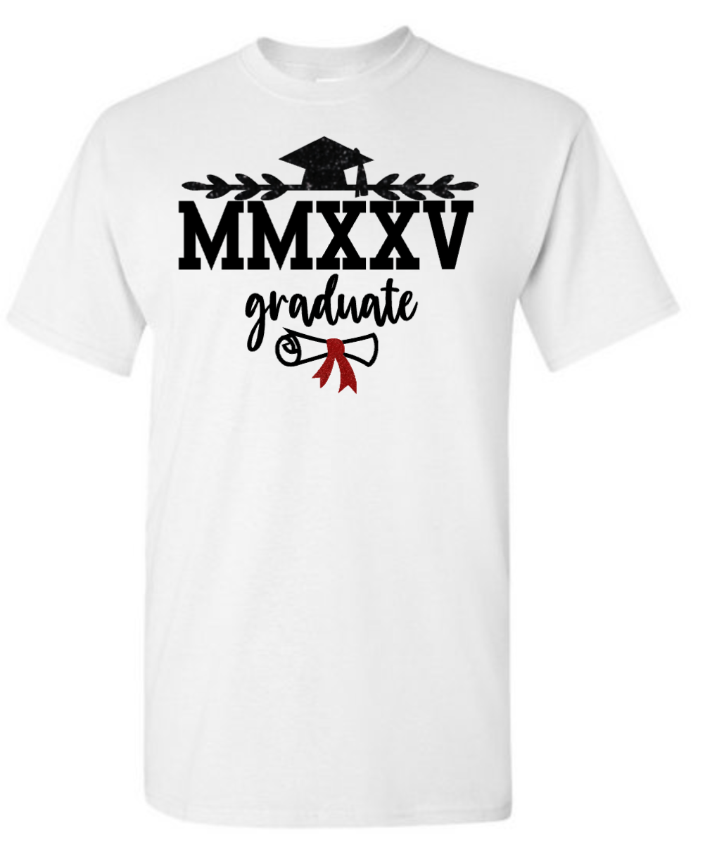 2025 Roman Numeral Graduation T-Shirt